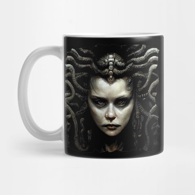 HR Giger - Medusa by Mikaeus